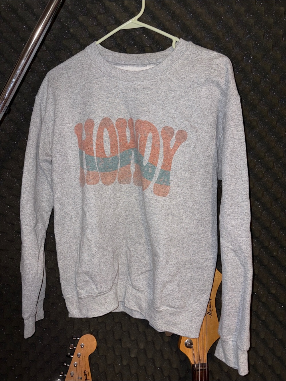 Gray Howdy Sweater